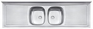 Pia Inox Tramontina 160x55 2cc Perfecta