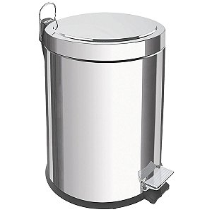 Lixeira Inox Tramontina C/Pedal Brasil 3l