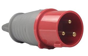 Plug Industrial Soprano 32a-2p+T-380\440v-Ip44-9h