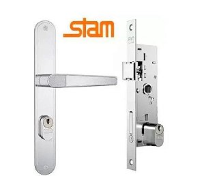 Fechadura Externa Stam Estreita 401/07 Esp Inox