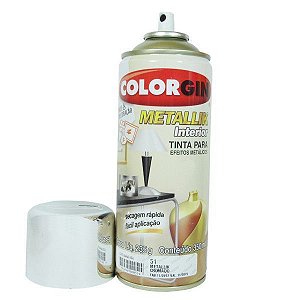 Tinta Spray Colorgin 300ml Metal.Cromado