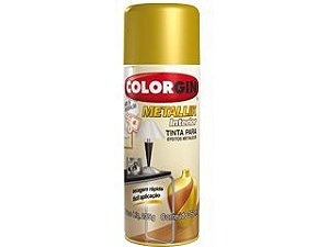 Tinta Spray Colorgin 300ml Metal.Dourado