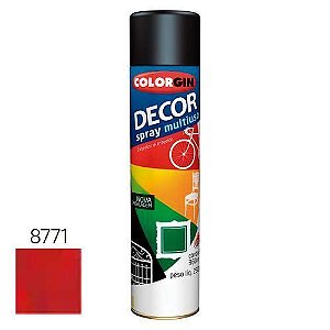 Tinta Spray Decor 360ml Vermelho