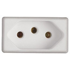 Emb Modulo Tramontina Branco Tomada 10a H35