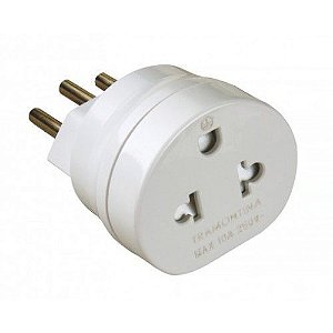 Plug Adaptador Conversor 2p+T 10a/250v Tramontina