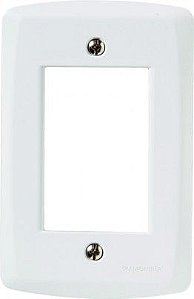 Emb Lux2 Placa Modular Branco 4x2 3ph Tramontina
