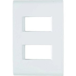 Emb Liz Placa Modular Branco 2ph Tramontina New