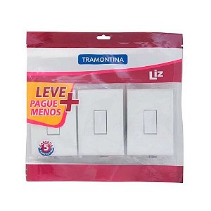 Emb Liz Interruptor (1) 10a    (Kit C/3) Tramontin