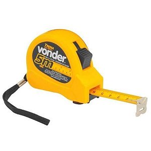 Trena Aco  5m X 19mm Economica Vonder