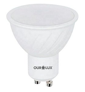 Lampada Dicroica Led Gu10 Mr16 6w Biv 6500k Ourolux