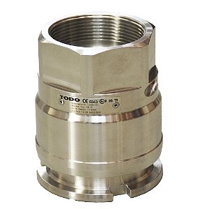 Acoplador Drylock Macho para Sulfurico (Rosca FNPT 3") em Inox 316L - TODO