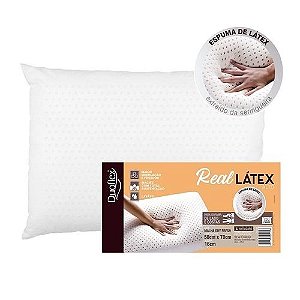 Travesseiro Real Látex 50x70x16cm - Duoflex