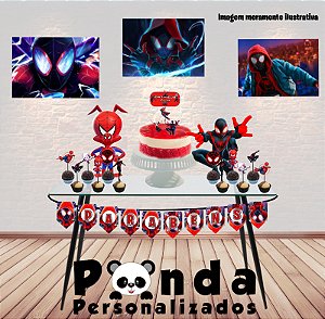 Kit só um bolinho - Homem Aranha ( Aranhaverso )