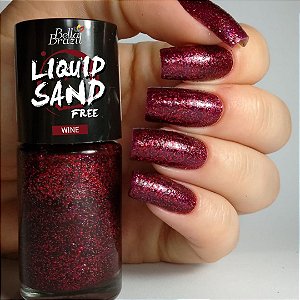 Liquid Sand 1315 Wine - Esmalte Efeito Cristal 9ml