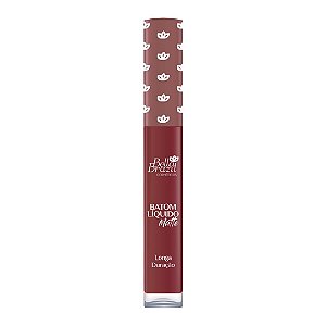 Batom Matte Cor 8 Vermelho Marrom Ref. 728 - Bella Brazil 4ml