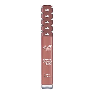 Batom Matte Cor 2 Nude Acinzentado Ref. 722 - Bella Brazil 4ml