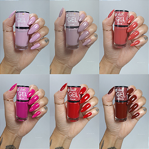 Bella Brazil Coleção 10 anos - 06 Esmaltes Efeito Gel
