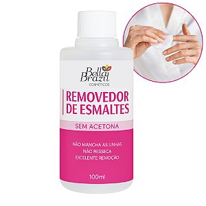 Removedor de Esmaltes Sem Acetona 100ml – Não Resseca