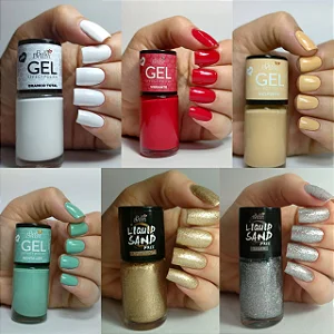 Kit Final de Ano 06 cores - Secagem Rápida sem Cabine Uv Free