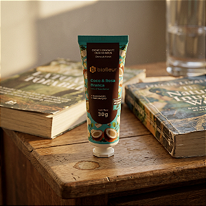 Biofleur Creme Hidratante Desodorante para Mãos Coco e Rosa Branca 30g