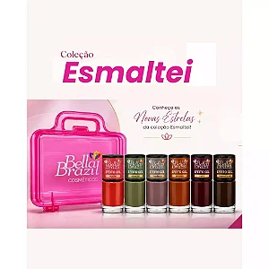 Coleção Esmaltei 6 Cores - Edição Limitada Maleta