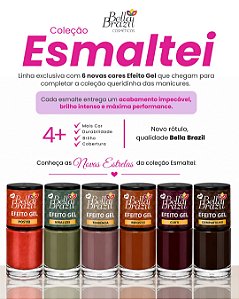 Coleção Esmaltei 06 Cores - Kit