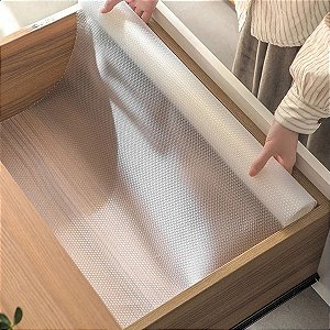 Forro Organizador Casa Attract para Gavetas Armário Cozinha Antiderrapante 1,50m x 60cm Transparente