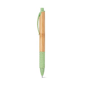 Caneta Esferográfica em bambu com clipe