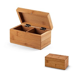 Caixa de chás em bambu