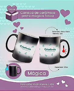 Caneca Mágica Preta