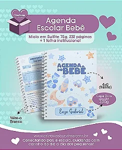 Agenda Escolar Bebê Personalizada