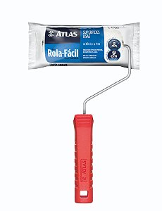 ROLO DE PINTURA LA SINTETICA ROLA FACIL 9CM C/ SUPORTE ATLAS