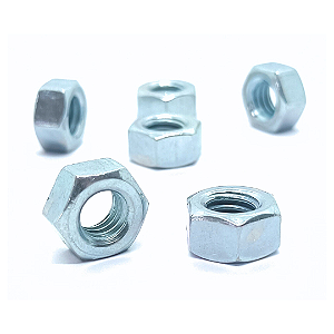 Porca Sextavada 1/8 Bsw-40 Zincada