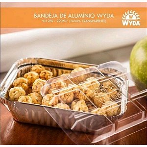Marmitinha Wyda D12FS Alumínio 220 ML caixa c/ 100 unidades