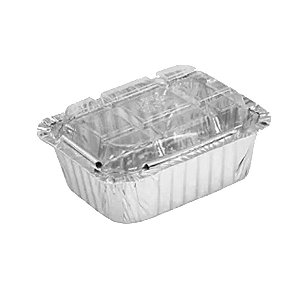 Marmitinha Alumínio 135ml Tampa Plástica Wyda Dsmfs (100un.)