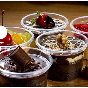 Embalagem Red. Bolo No Pote Freezer Microondas 200ml - 100un