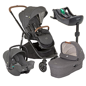 Combo Travel System Versatrax E Trio e base Isofix - Cycle Shell Gray Joie