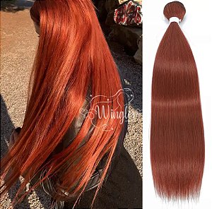 MEGA HAIR TELADO RUIVO ALARANJADO