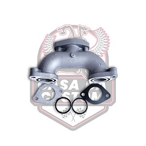 Coletor de Admissão 2x1 Fym 250 Traxx Shark 250 Shineray custom xy 250