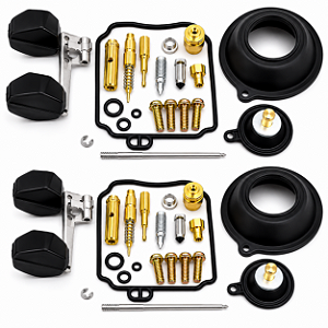 2 Kit Reparo Completo Carburador Virago 250 Kansas 250 V blade 250