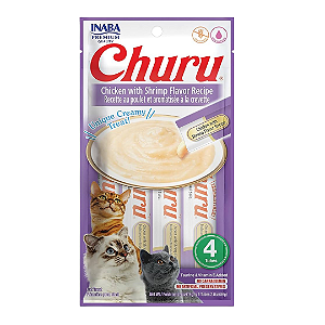 Churu Gato Sabor Frango e Camarão 56g