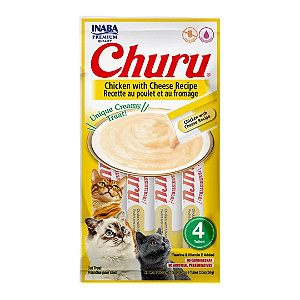 Churu Gato Sabor Frango e Queijo 56g
