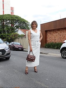 Conjunto Saia Alfaiataria Off