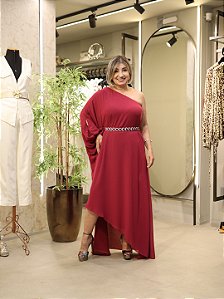Vestido Ombro Só Longo