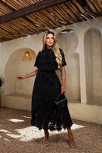 Conjunto Guipir - Preto