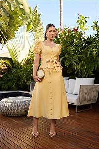 Conjunto Alfaiataria- Amarelo