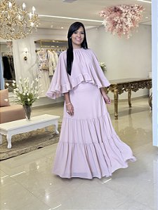 VESTIDO EM CHIFFON