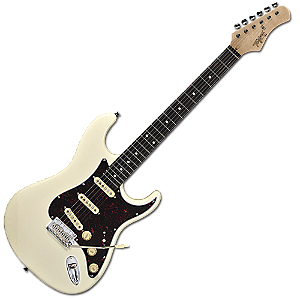 Guitarra Tagima Classic Series Branco Vintage com Tortoise - T635WV