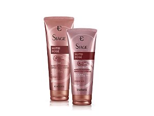 Siage Nutri Rose Shampoo 250 ml+Condicionador 200 ml. Eudora