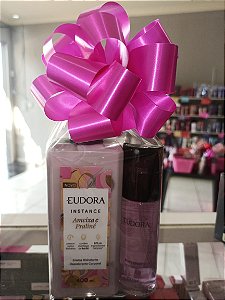 Presente Ameixa Praliné Hidratante 400ml+Spray Roxo 100ml, Eudora